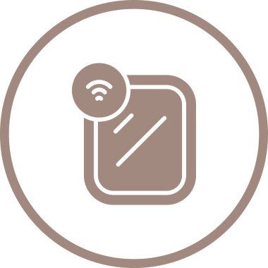 Akıllı telefonun vektör çizimi