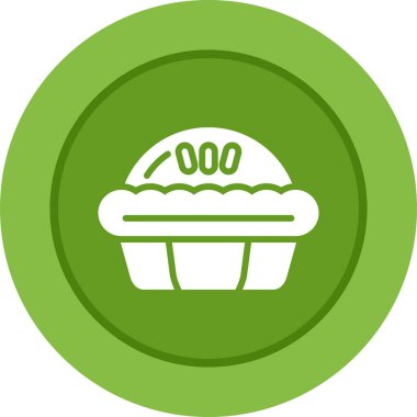 Tatlım. Web simgesi basit tasarım