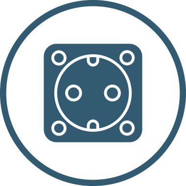 seo modern simgesinin vektör illüstrasyonu