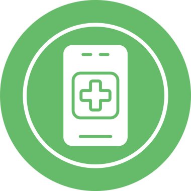 Vektör akıllı telefon simgesi illüstrasyonu