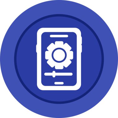 Smartphone Ayarları Web simgesi çizimi