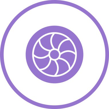 Modern simgenin vektör illüstrasyonu