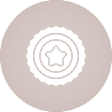 Yıldız simgesinin vektör illüstrasyonu