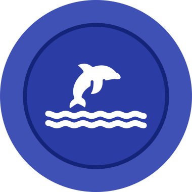 balina simgesi vektör illüstrasyonu