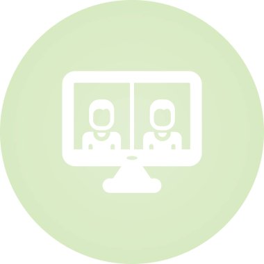 bilgisayar vektör simgesi modern basit