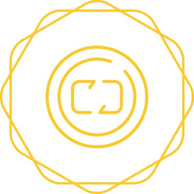 Modern simgenin vektör illüstrasyonu