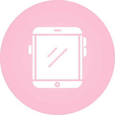 Cep telefonu simgesi, vektör illüstrasyonu