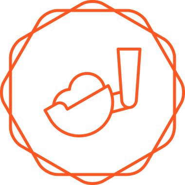 Gıda simgesinin vektör illüstrasyonu