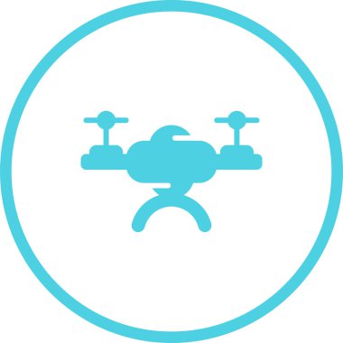 Drone web simge vektör çizim 