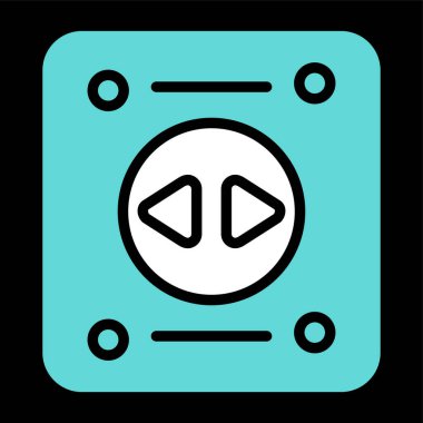 soket ağ simgesi vektör illüstrasyonu