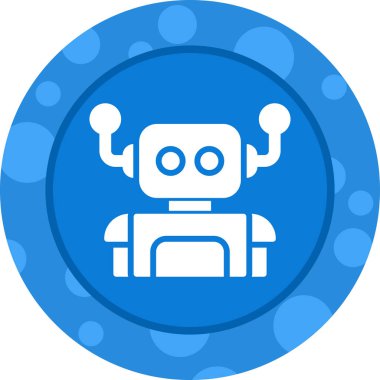 robot web simgesi vektör illüstrasyonu