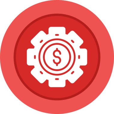 Teçhizat Web simgesi basit illüstrasyon