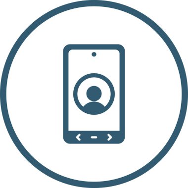 cep telefonu simgesi vektör çizimi