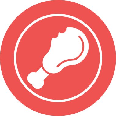 Gıda simgesinin vektör illüstrasyonu