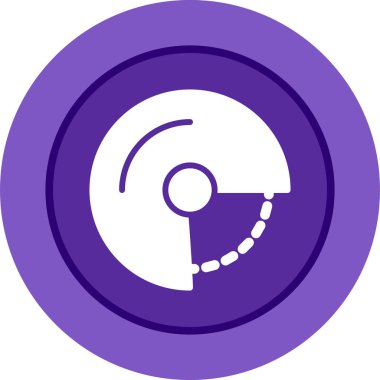 CD mi? Web simgesi basit illüstrasyon