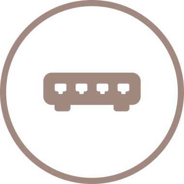 bus simgesi, vektör illüstrasyonu