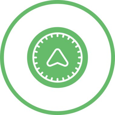 vektör pusula resimlemesi