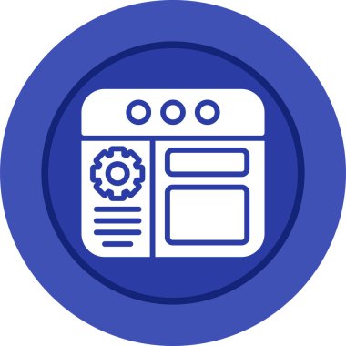 Mutfak. Web simgesi basit tasarım