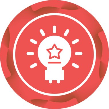 ampul simgesi vektör illüstrasyonu