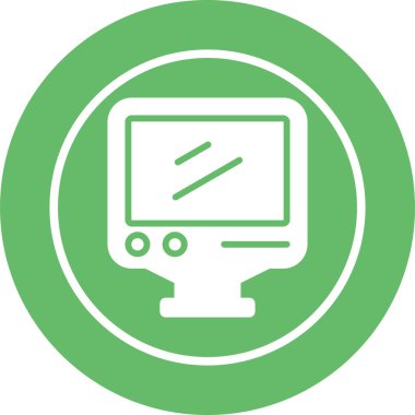 bilgisayar monitörü, bir aygıtın vektör illüstrasyonu
