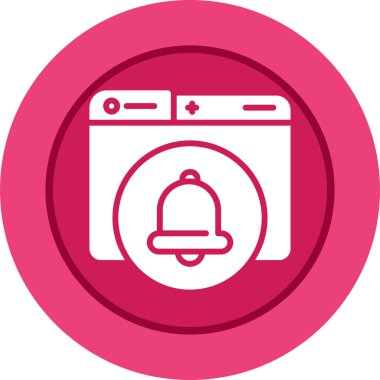 çamaşır makinesi dairesel simgesi