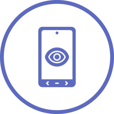 cep telefonu ikonu vektör illüstrasyonu