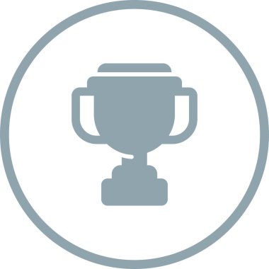 Kupa ikonu. vektör illüstrasyonu