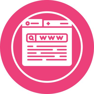 seo modern simgesinin vektör illüstrasyonu