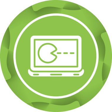 İnternet web simgesi, basit vektör illüstrasyonu