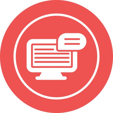  Bilgisayar web simge vektör çizim