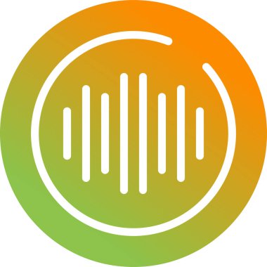 Müzik notası. Web simgesi basit illüstrasyon