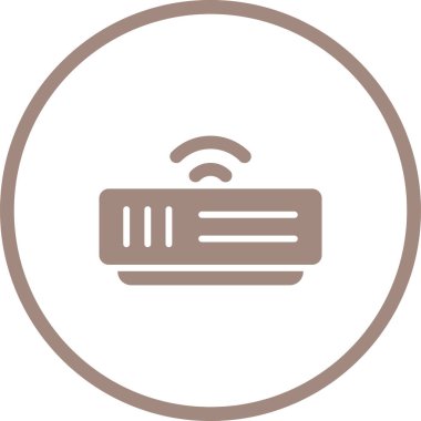 Radyo simgesinin vektör illüstrasyonu