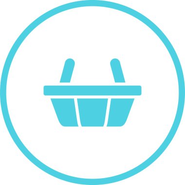 Sepet Simgesi vektör illüstrasyonu