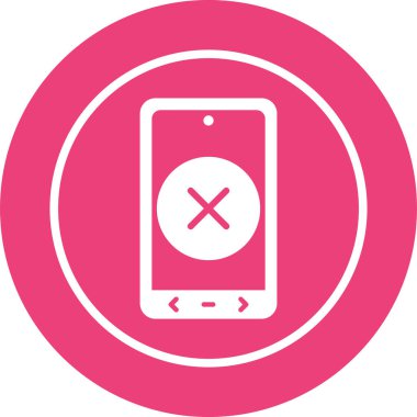 Telefon simgesinin vektör illüstrasyonu