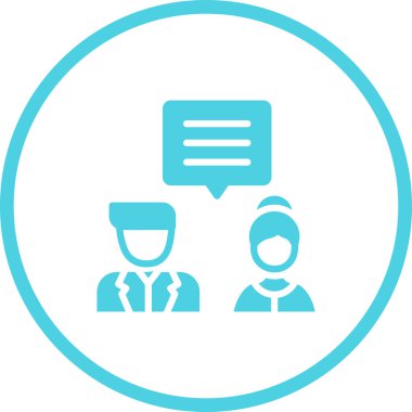 İş adamları. Web simgesi