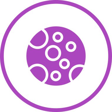 Ay ağ simgesinin vektör illüstrasyonu