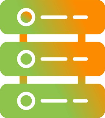 sunucu web simgesi vektör illüstrasyonu