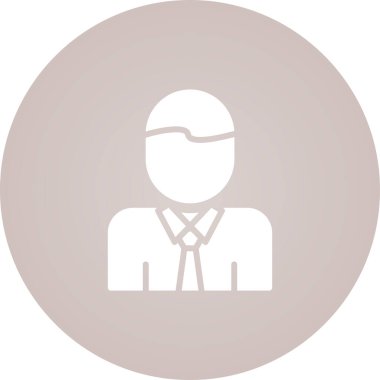 İş adamı simgesinin vektör illüstrasyonu