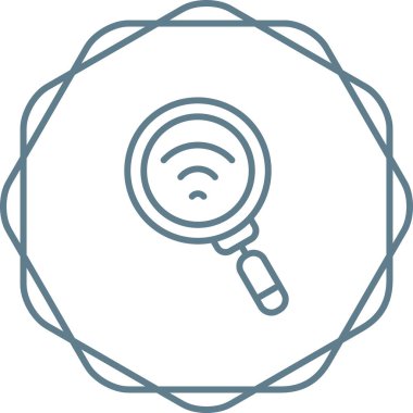 WiFi Analiz Ağı vektör çizimi