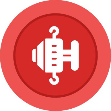 Bir robot simgesinin vektör illüstrasyonu