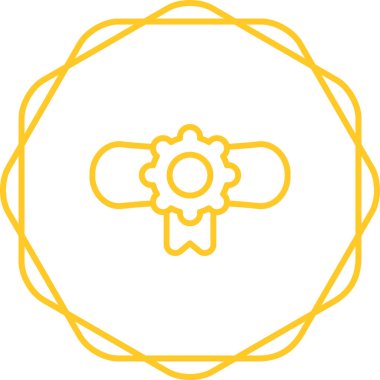 Dairesel testere simgesinin vektör illüstrasyonu