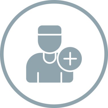 Doktorun vektör illüstrasyonu