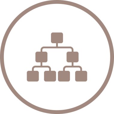 şebeke. Web simgesi basit illüstrasyon