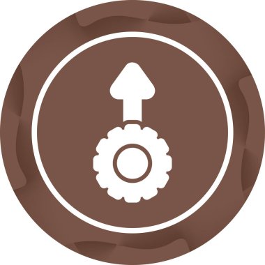 Modern oto tamir simgesinin vektör illüstrasyonu