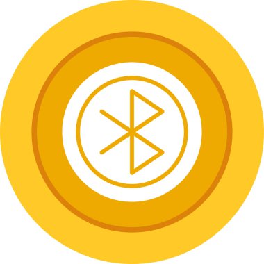 bluetooth. Web simgesi basit illüstrasyon