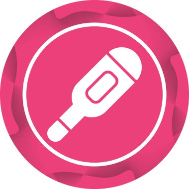 termometre ağ simgesi vektör çizimi