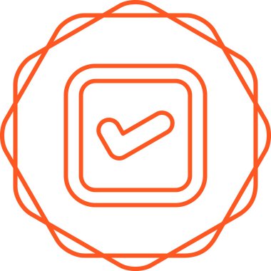 işaret simgesini işaretle, vektör illüstrasyonu