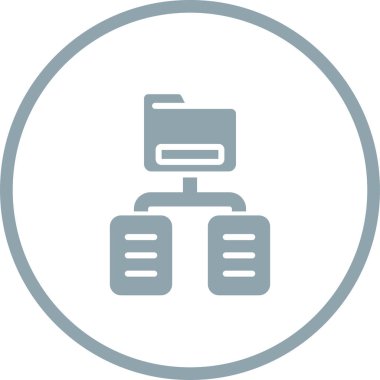 Evrak çantası simgesinin vektör illüstrasyonu