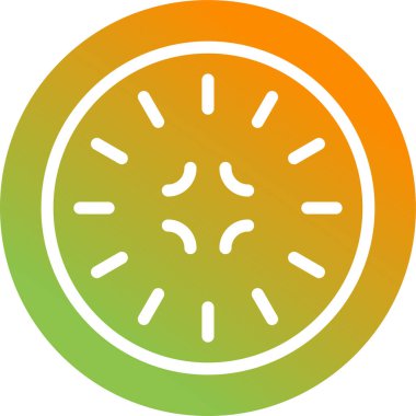 Benzersiz Kiwi Vektör Kabartma Simgesi