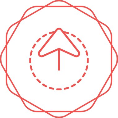 ok simgesi vektör illüstrasyonu